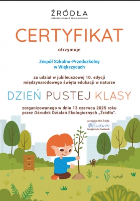 Dzień Pustej Klasy w klasach 1-3