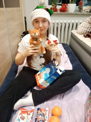 Mikołajkowe nocowanie klasy V